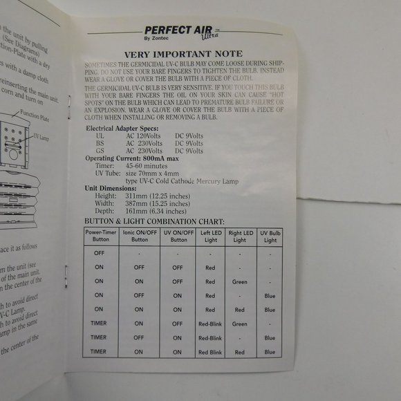 Perfect Air Ultra Ozone Generator by Zontec (New Open Box) - Picture 8 of 8